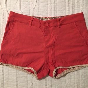 Pretty pink and Lace shorts